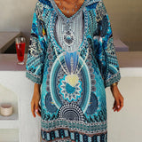 Emelia - Robe Imprimée Bohémienne Vibrante