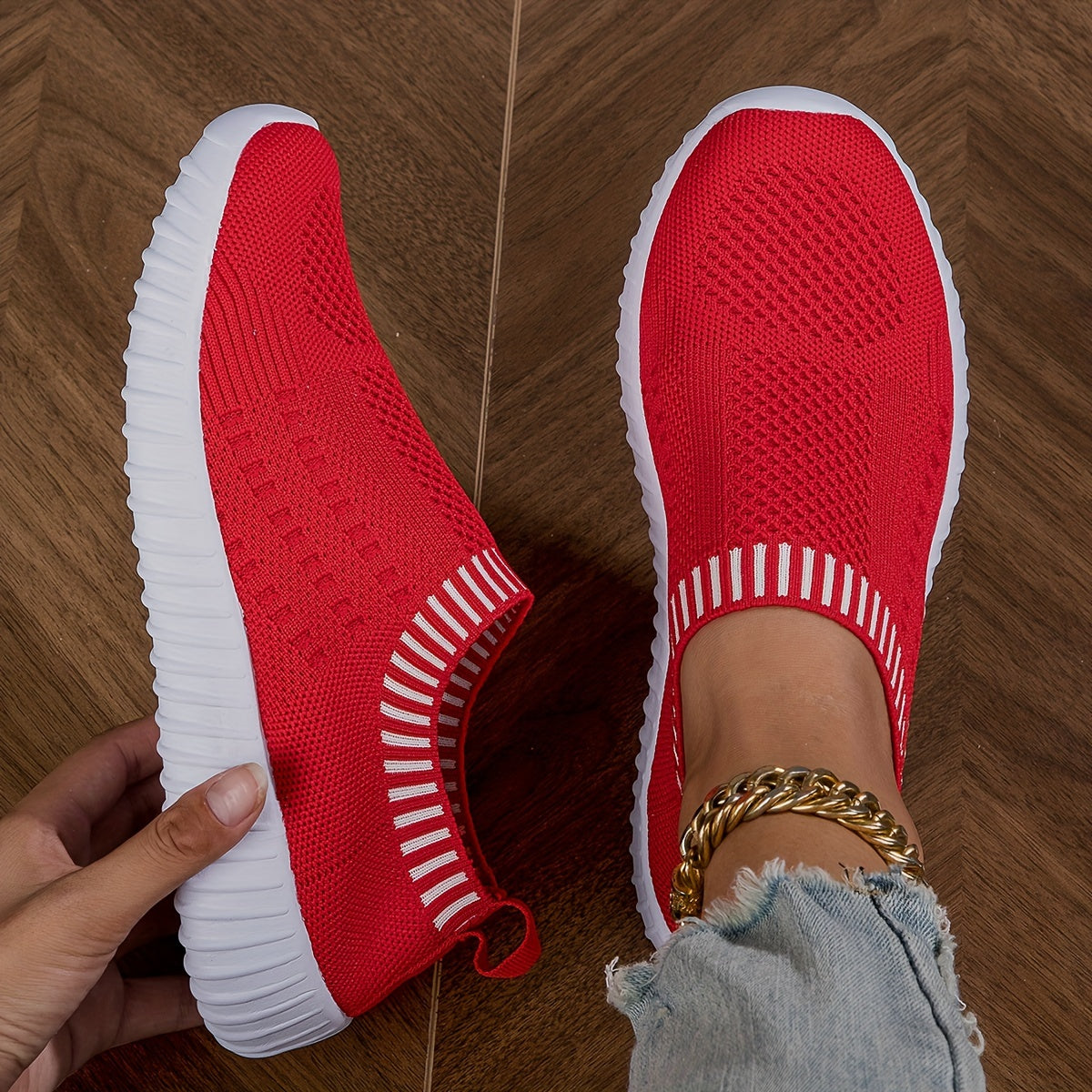 Magalie - Baskets chaussettes ultra légères antidérapantes