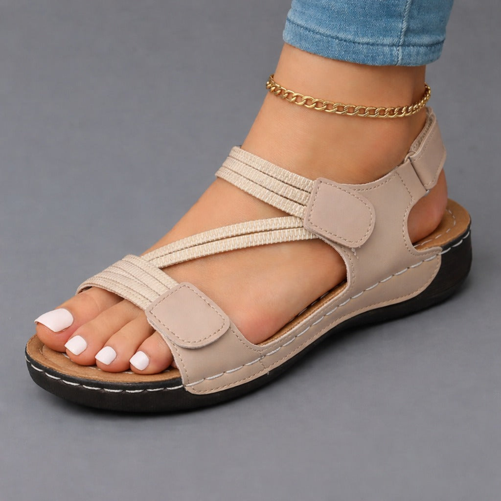 Sarah - Sandales orthopédiques légères en rose