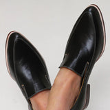 Zofia - Mocassin Patchwork Noir