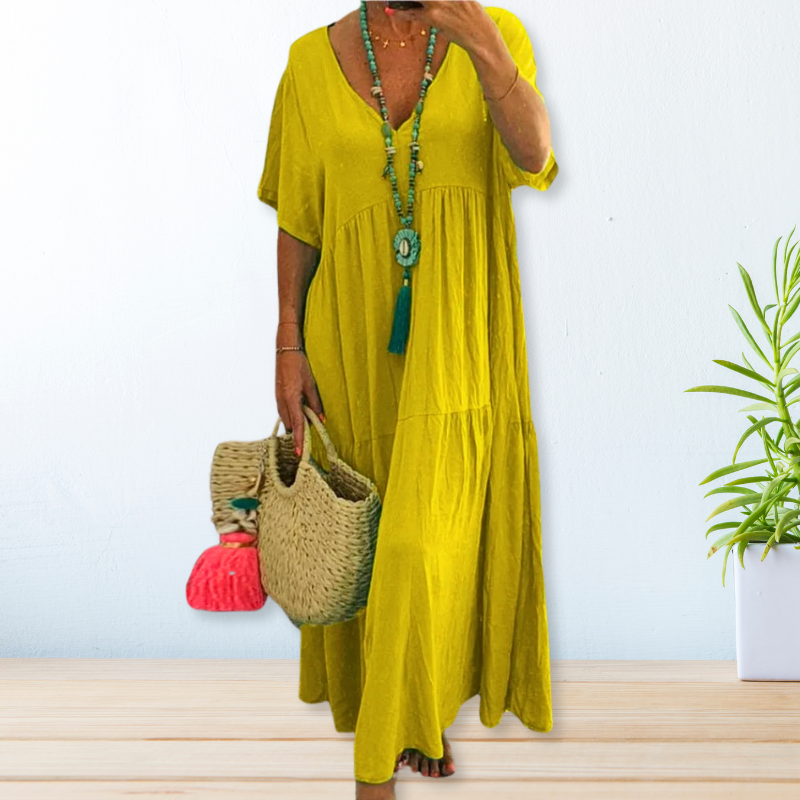 Maelis - Robe en Coton Lin