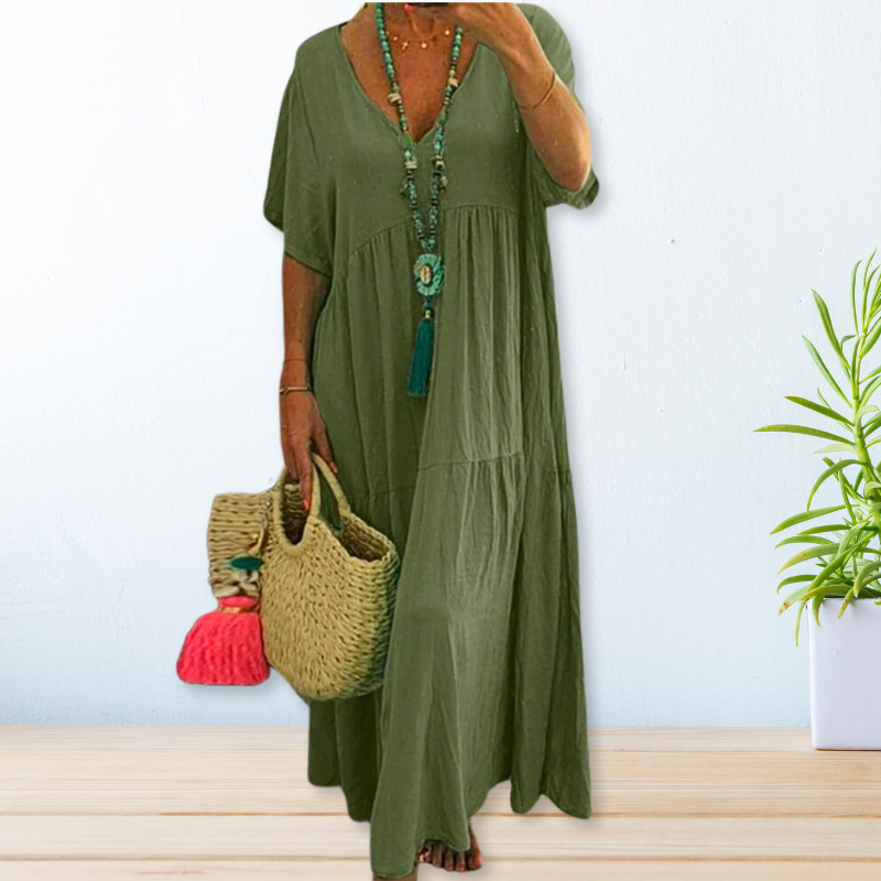 Maelis - Robe en Coton Lin