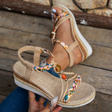 Saima - Sandales orthopédiques au look boho inspiré