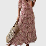 Amalia - Robe Maxi d'Été Vintage Boho
