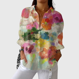 Tifaine - Blouse imprimée à imprimé exotique