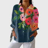 Valentina - Blouse imprimée à imprimé baroque