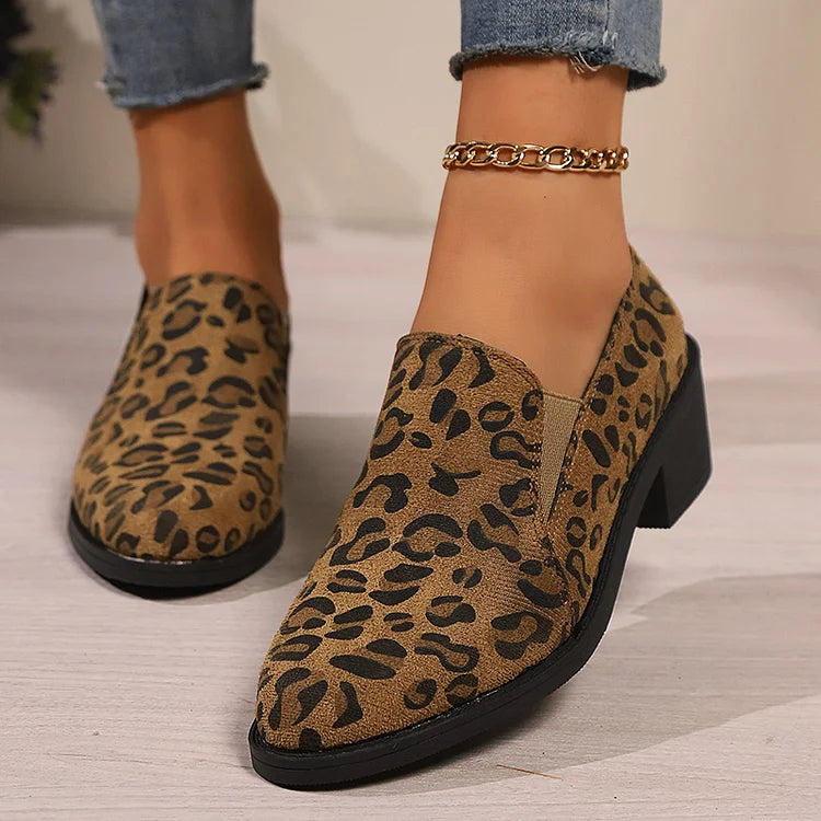 Angélique - Mocassin Léopard