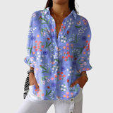 Salomé - Blouse imprimée à motif paysager