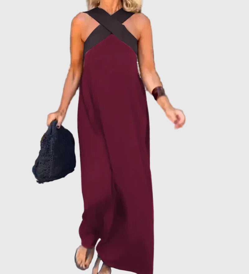 Elena - Robe Maxi Fluide Élégante