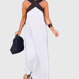 Elena - Robe Maxi Fluide Élégante