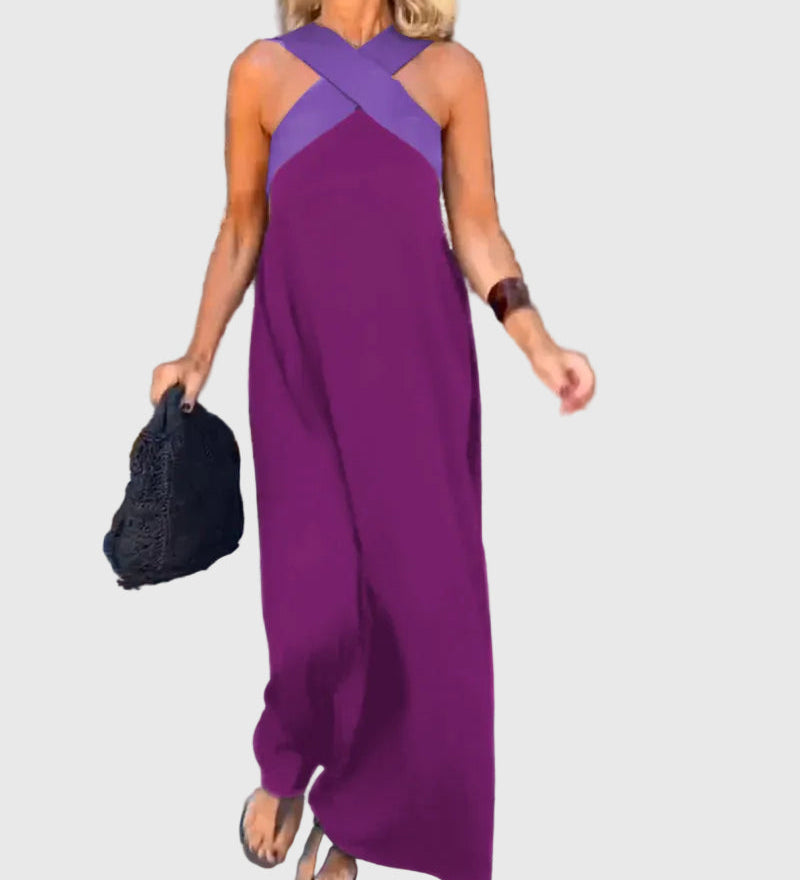 Elena - Robe Maxi Fluide et Élégante