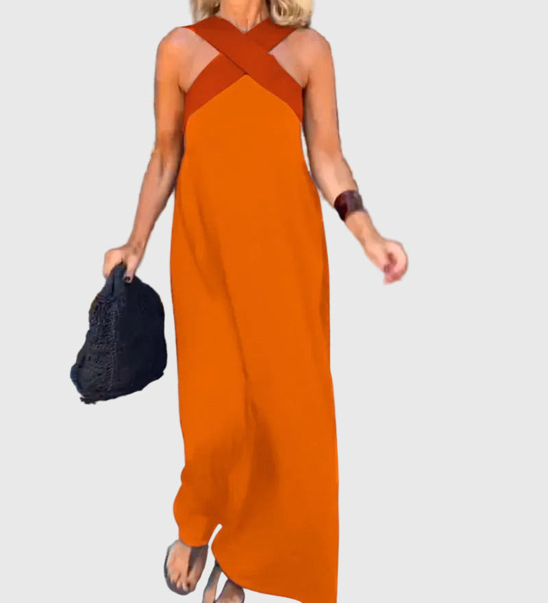 Elena - Robe Maxi Fluide Élégante