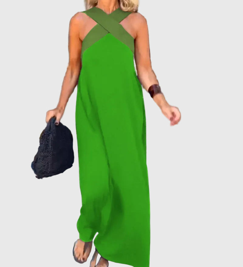 Elena - Robe Maxi Fluide Élégante