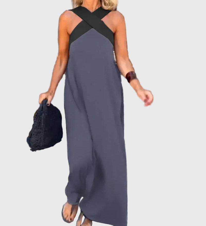 Elena - Robe Maxi Fluide Élégante