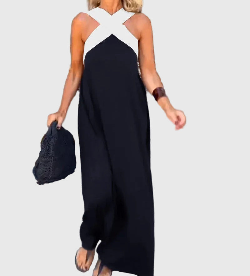 Elena - Robe Maxi Fluide Élégante
