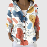 Mélisande - Cardigan à capuche en maille en cachemire léger