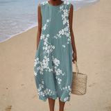 Phanie - Robe d’Été Confortable Sans Manches