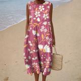 Yvette - Robe d’Été Confortable Sans Manches