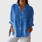 Tiphaine - Blouse imprimée à imprimé jardin fleuri