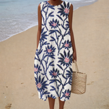 Zoéline - Robe d’Été Confortable Sans Manches