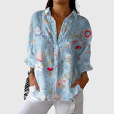 Ursule - Blouse imprimée à motif fruits d'été