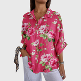 Tamara - Blouse imprimée à imprimé toile de jouy