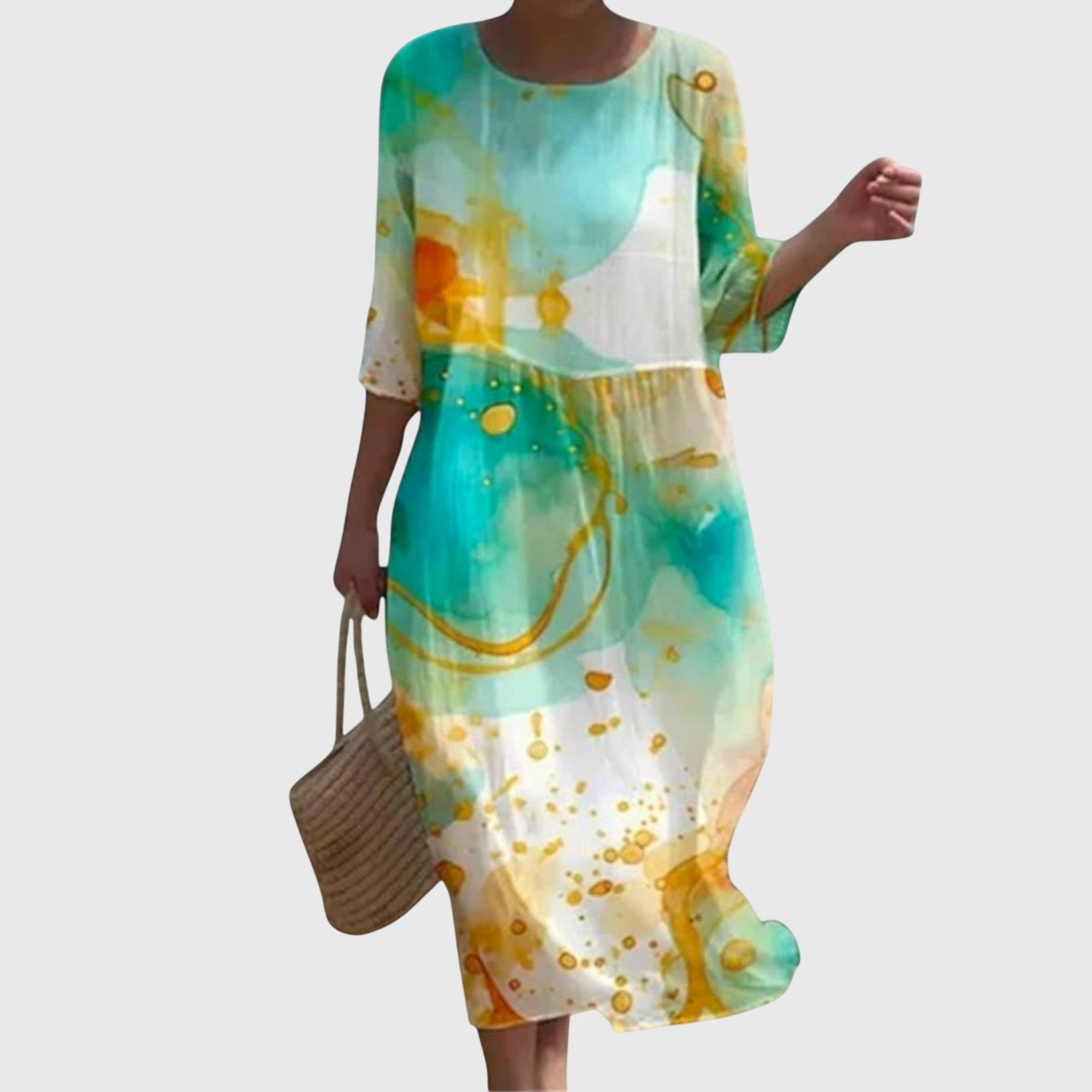 Hayley - Robe Maxi Florale Élégante
