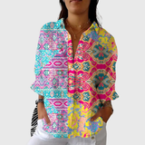 Sarine - Blouse imprimée à motif cachemire