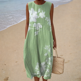 Liloue - Robe d’Été Confortable Sans Manches