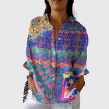 Thalia - Blouse imprimée à motif oriental