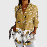 Thaïs - Blouse imprimée à imprimé méditerranéen
