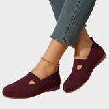 Fiona - Ergonomic sandals with a touch of red
