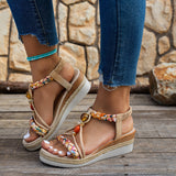 Saima - Sandales orthopédiques au look boho inspiré
