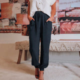 Kaeli - Pantalons Élegants à Cordon
