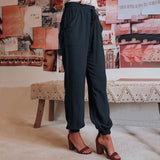 Kaeli - Pantalons Élegants à Cordon