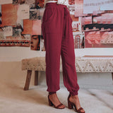 Kaeli - Pantalons Élegants à Cordon