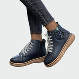 Lorie - Bottines orthopédiques en cuir à la cheville