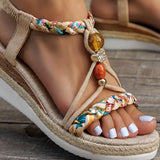 Saima - Sandales orthopédiques au look boho inspiré