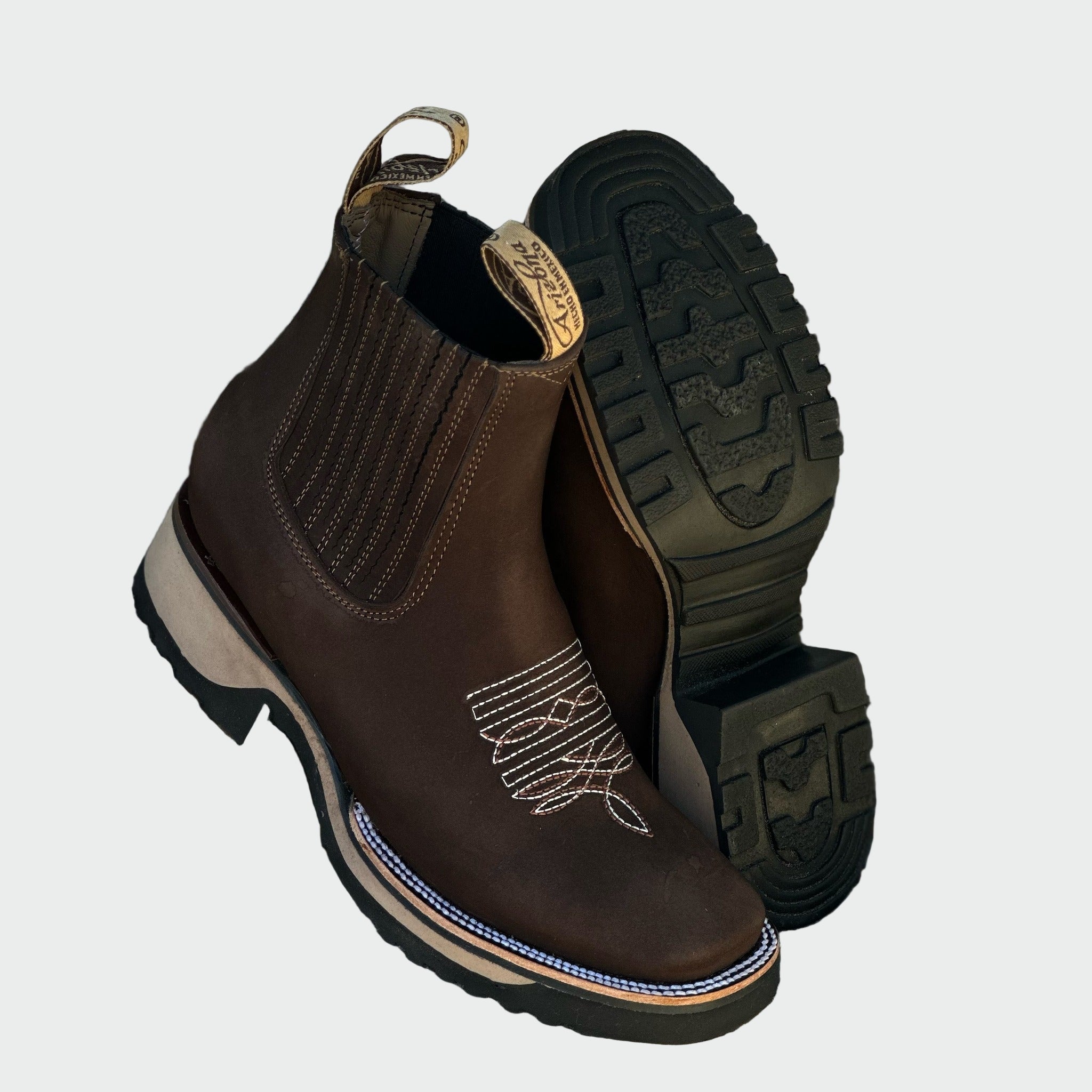 Lorielle - Bottes de cowboy en cuir