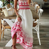 Rianna - Robe Maxi Bohémienne d'Été