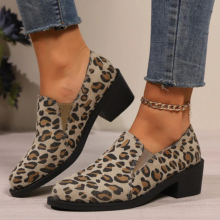 Angélique - Mocassin Léopard
