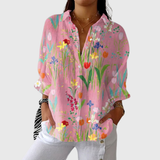 Tiffanie - Blouse imprimée à motif provençal