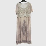 Indigo - Robe Midi Florale Élégante