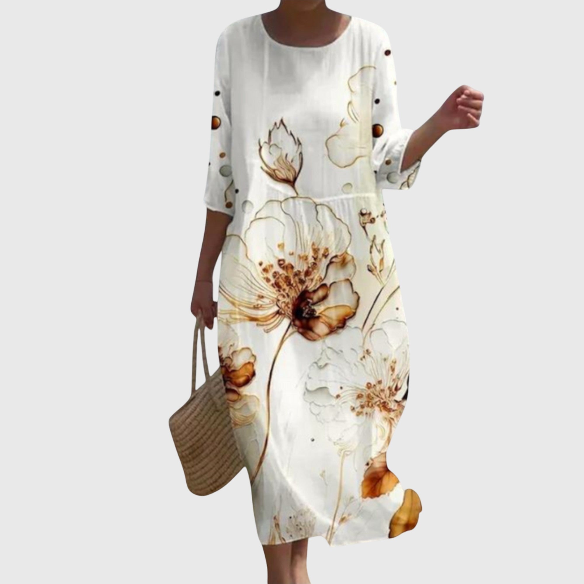 Hayley - Robe Maxi Florale Élégante