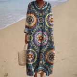Cameline - Robe d’Été Imprimée Flatteuse