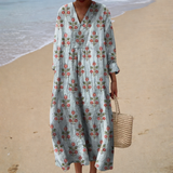Wanda - Robe d’Été Imprimée Flatteuse