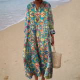 Noura - Robe d’Été Imprimée Flatteuse