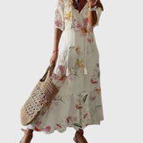 Amalia - Robe Maxi d'Été Vintage Boho