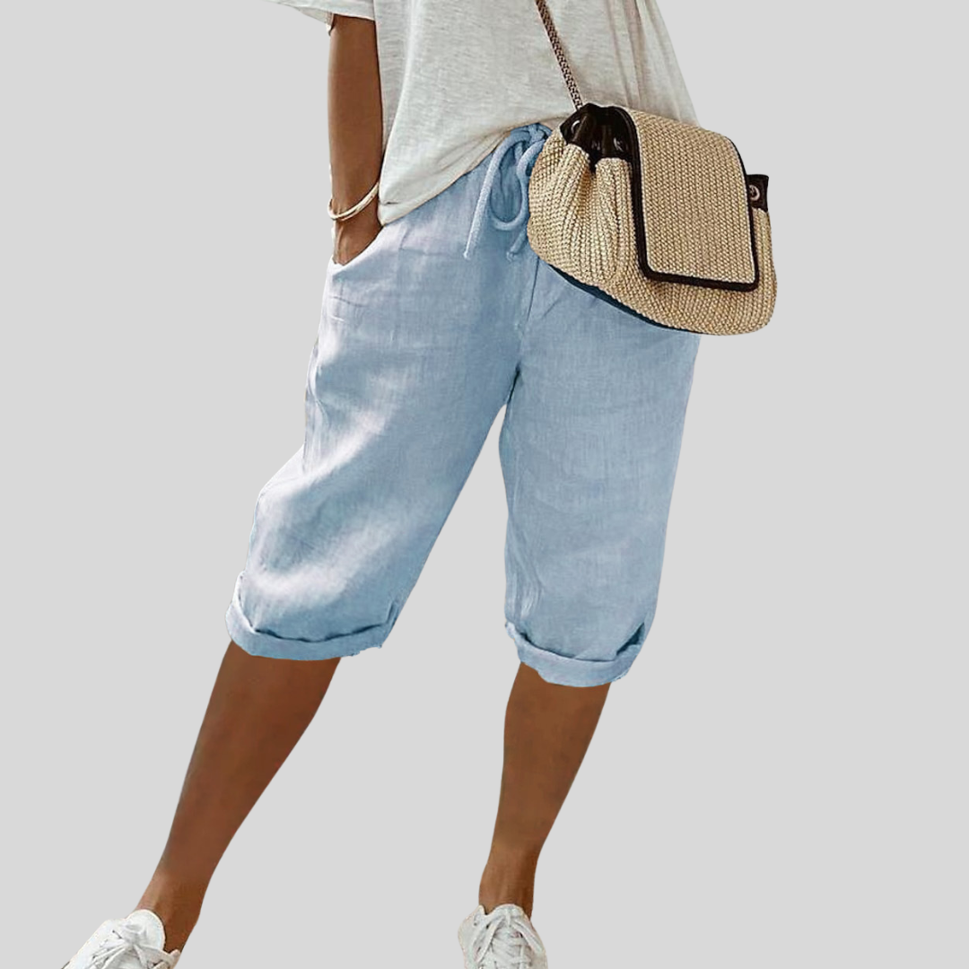 Petra - Short Fluide Confort Élégant