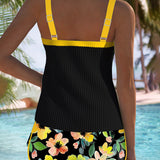 Élise - Tankini Deux Pièces Élégant